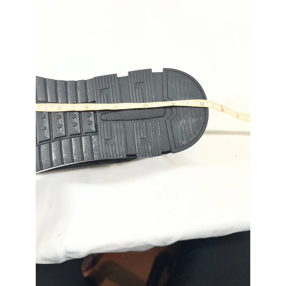 Gatsby Leather Suede Hybrid Dress Sneakers Men Sz 13 Black Quilted Luxe Gorpcore